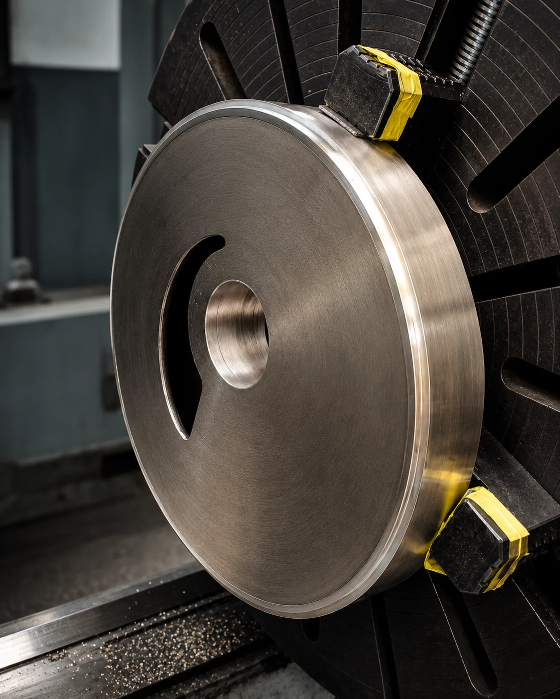 Usinagem CNC de componente industrial